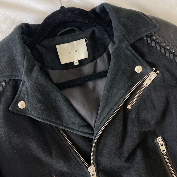 Iro black leather jacket - Picture 3 of 8